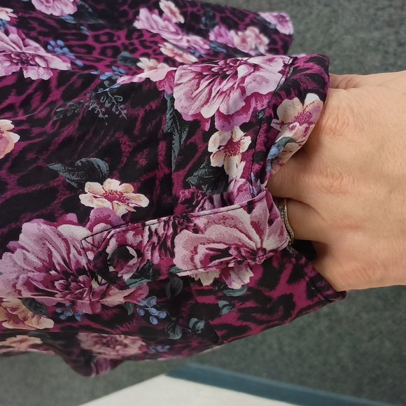 Harper Georgette Pullover 3/4 Sleeve Tunic Blouse - Picture 6 of 7